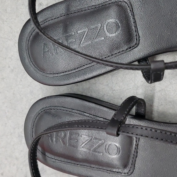 New Arezzo Black Sandals Made in Brazil Sz 10B - Picture 3 of 11